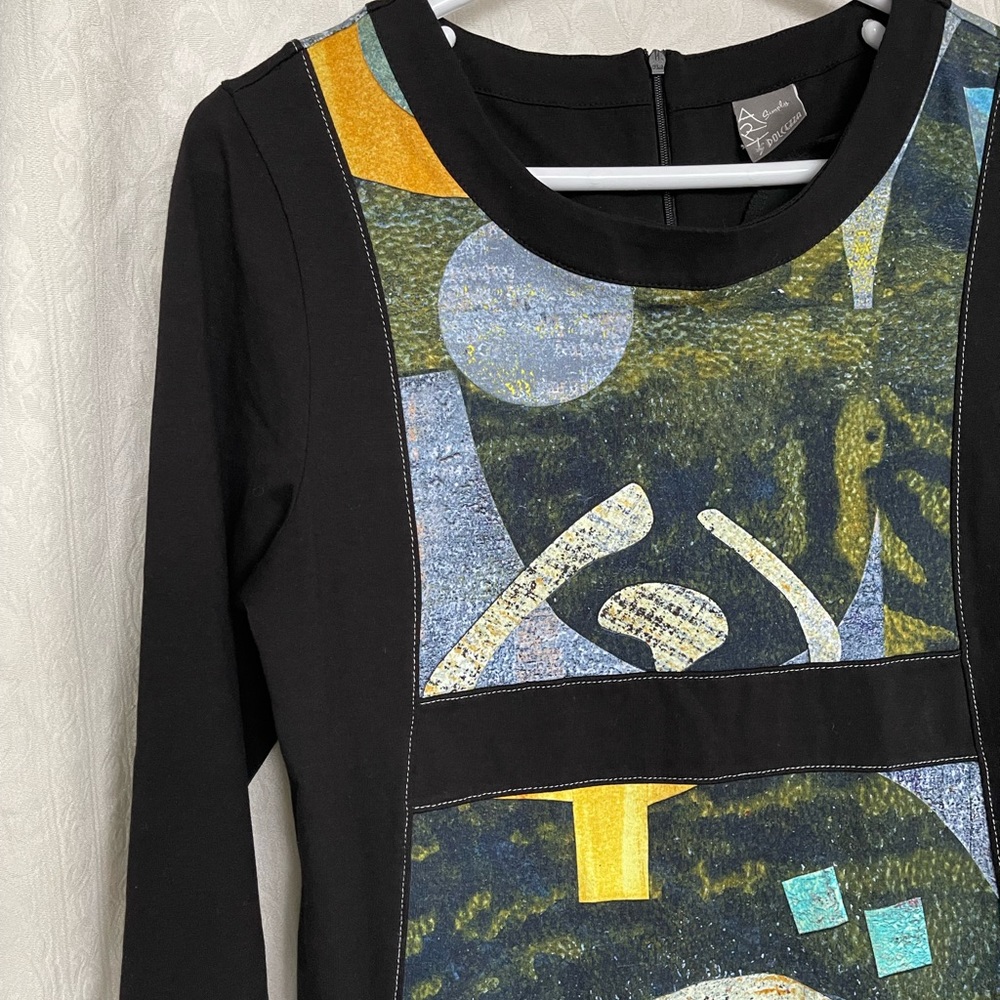 Simple Art by dolcezza abstract art to wear dress size s or m - Picture 3 of 5
